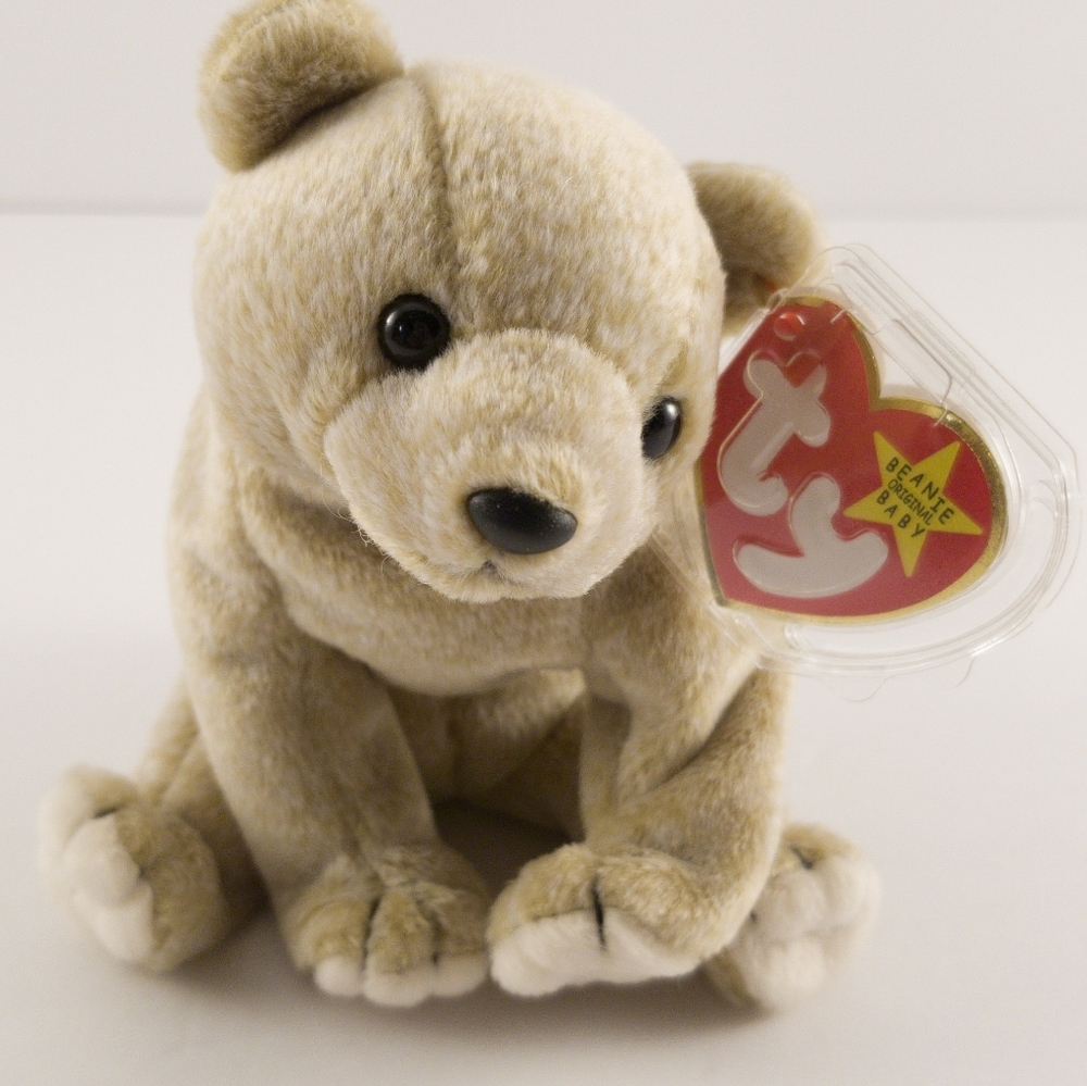 Almond the Bear ty beanie baby